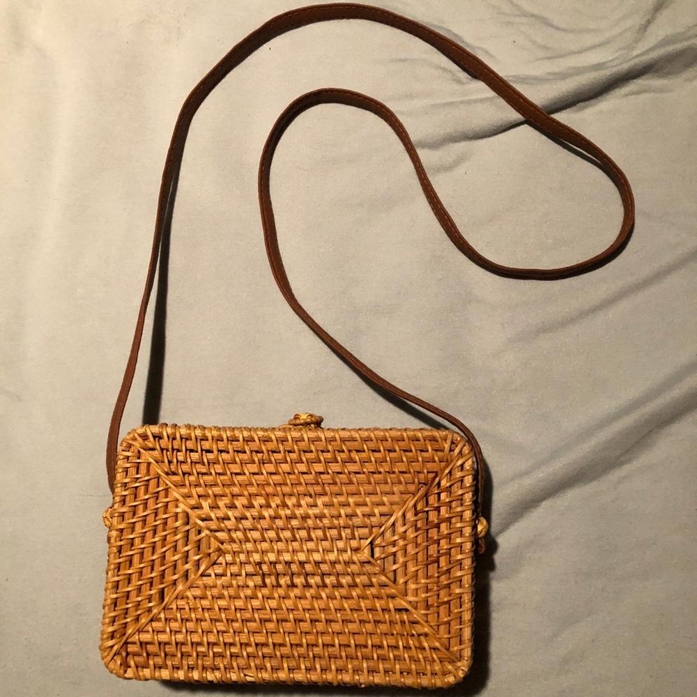 Rectangle rattan Bali bag
